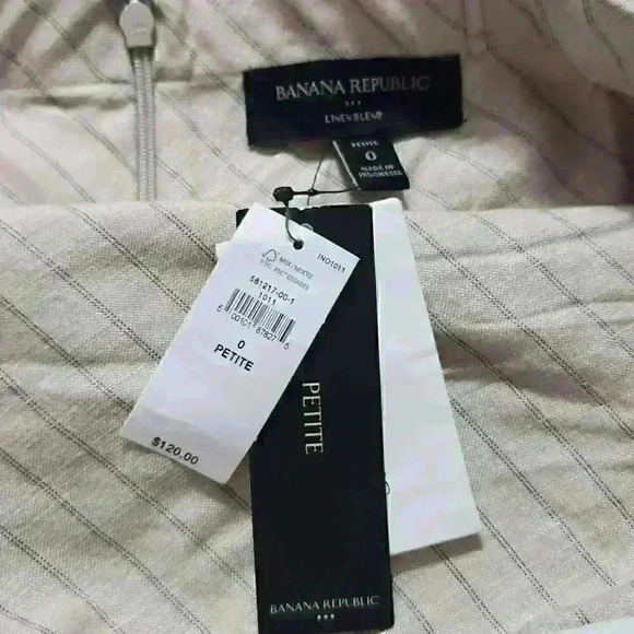 BANANA REPUBLIC LINEN-BLEND TUBE MAXI DRESS - Picture 7 of 8